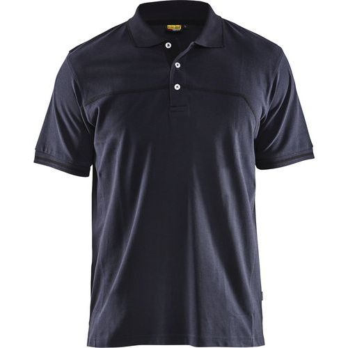 Polo Bicolore Marine Foncé/noir Taille S