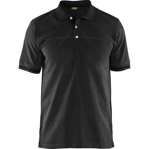 Polo Bicolore Noir/gris Foncé Taille Xxxl