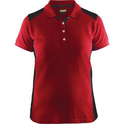 Polo Femme Rouge/noir Taille Xl