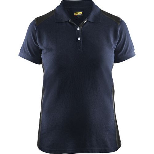 Polo Femme Marine Foncé/noir Taille Xs