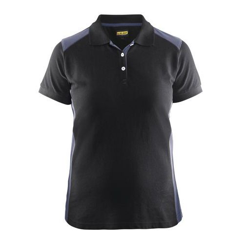 Polo Femme Noir/rouge Taille M