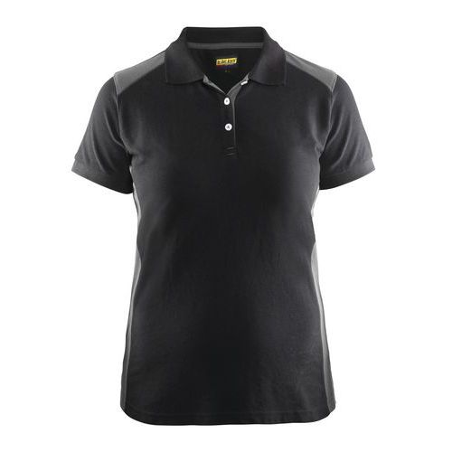 Polo Femme Noir/gris Taille Xxl