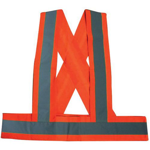 Baudrier Réfléchissant Orange Fluo - Manutan
