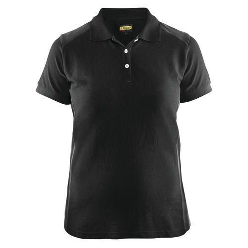 Polo Femme Noir/gris Foncé Taille L