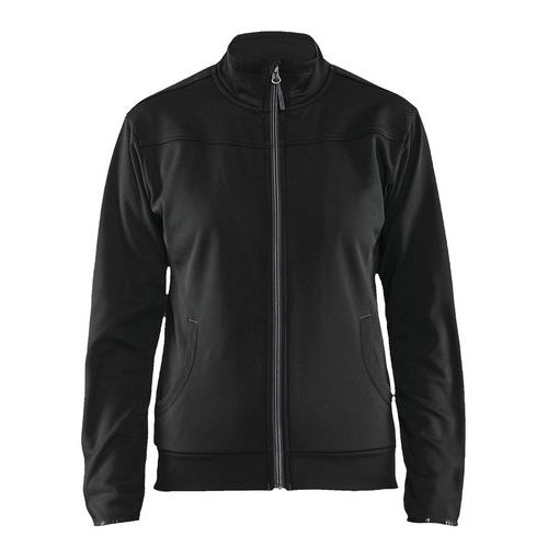 Sweat Zippé Femme Noir/gris Foncé Taille S