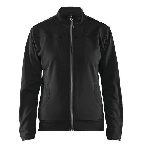 Sweat Zippé Femme Noir/gris Foncé Taille Xl