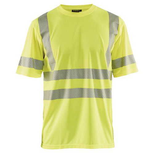 T-shirt Anti-uv Haute Visibilité Jaune Fluorescent Taille Xl
