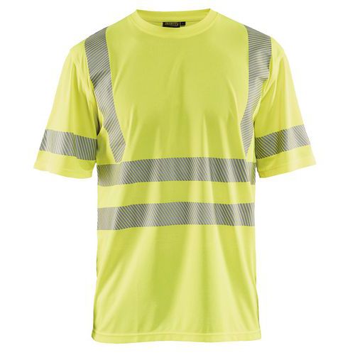 T-shirt Anti-uv Haute Visibilité Jaune Fluorescent Taille Xs