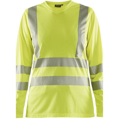T-shirt Haute Visibilité Manches Longues Femme Taille Xl
