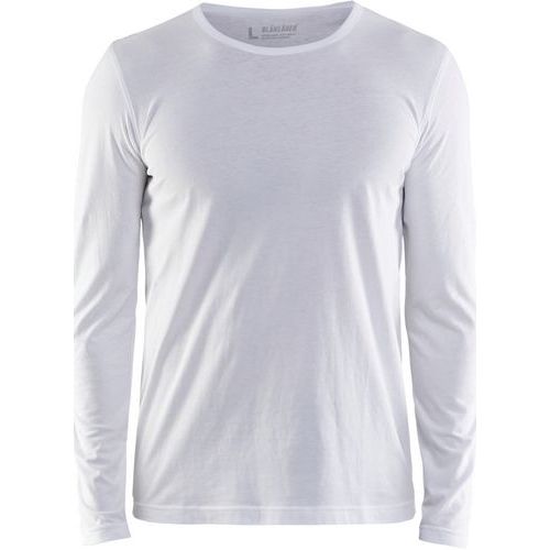 T-shirt Manches Longues Blanc Taille 4xl