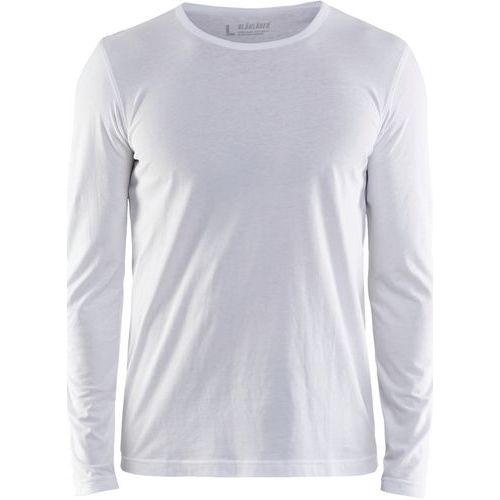 T-shirt Manches Longues Blanc Taille M