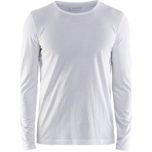 T-shirt Manches Longues Blanc Taille Xxl