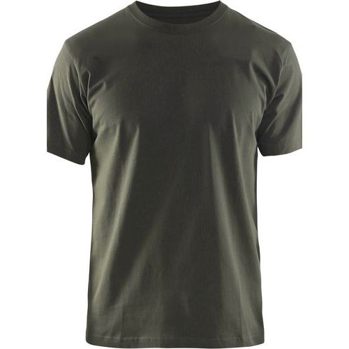 T-shirt Vert Olive Gris Taille M