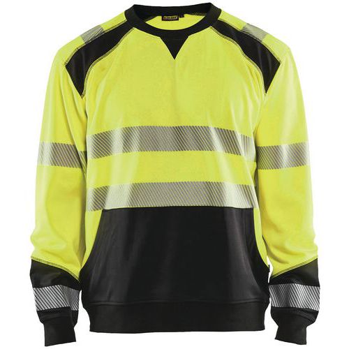 Sweat Haute-visibilité Jaune Fluorescent/noir Taille 4xl