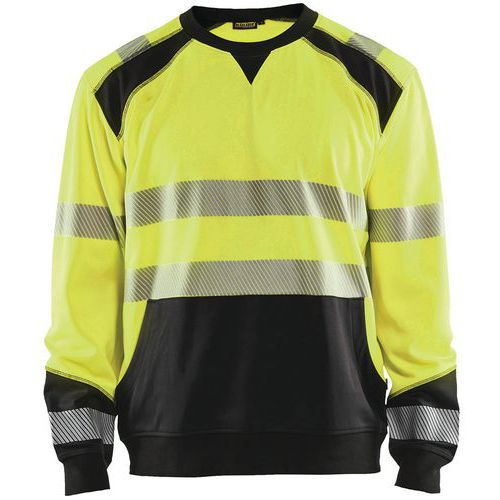 Sweat Haute-visibilité Jaune Fluorescent/noir Taille Xl