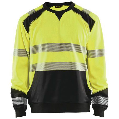 Sweat Haute-visibilité Jaune Fluorescent/noir Taille Xxl