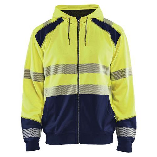 Sweat Zippé à Capuche Haute-visibilité Taille Xl