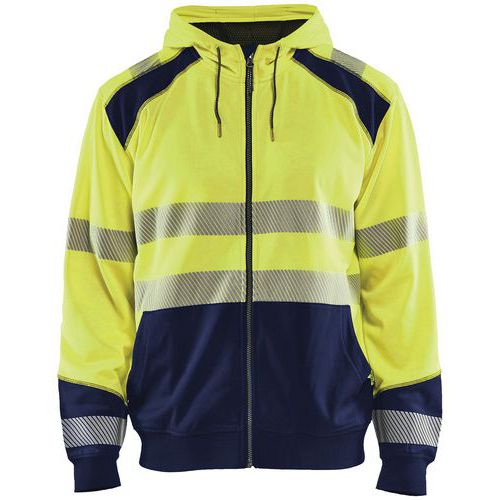 Sweat Zippé à Capuche Haute-visibilité Taille Xs