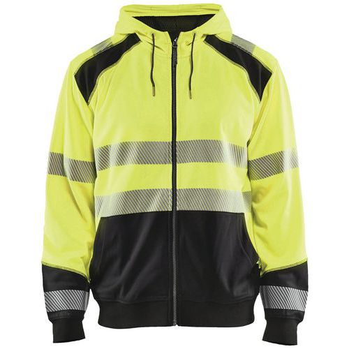 Sweat Zippé à Capuche Haute-visibilité Taille Xl