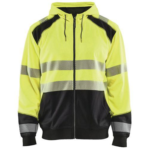 Sweat Zippé à Capuche Haute-visibilité Taille Xxxl