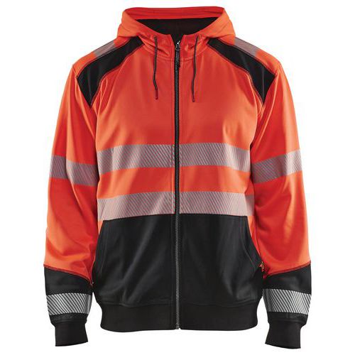 Sweat Zippé à Capuche Haute-visibilité Taille 4xl