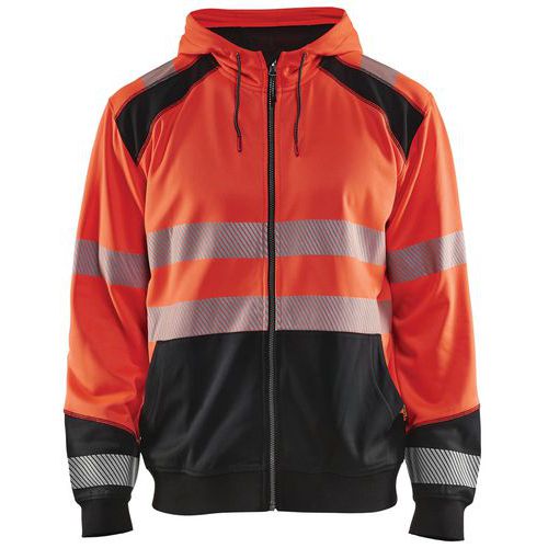 Sweat Zippé à Capuche Haute-visibilité Taille Xl