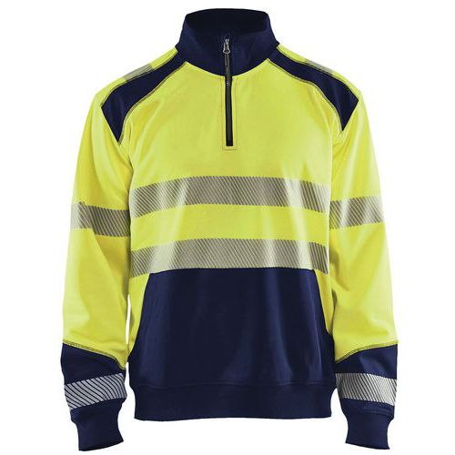Sweat Col Camionneur Haute-visibilité Taille Xl