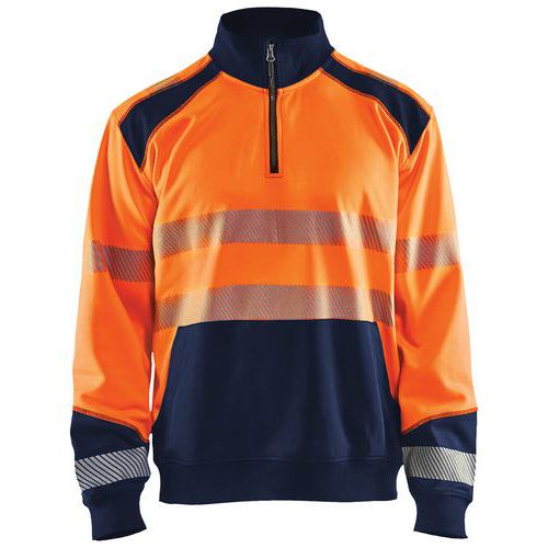 Sweat Col Camionneur Haute-visibilité Taille S