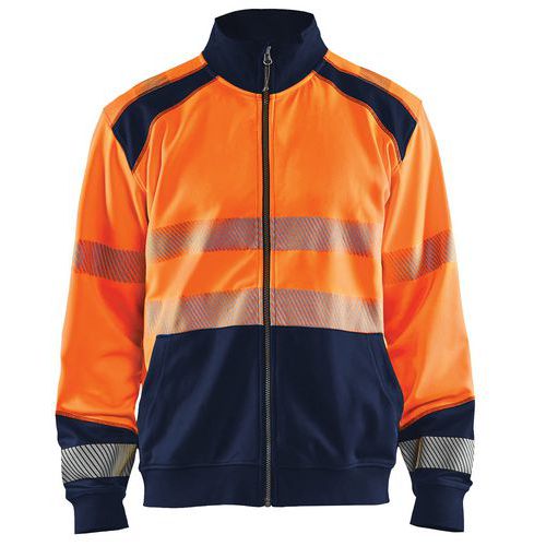 Sweat Zippé Haute-visibilité Taille Xs