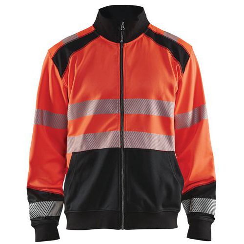 Sweat Zippé Haute-visibilité Taille Xs