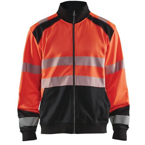 Sweat Zippé Haute-visibilité Taille Xxxl