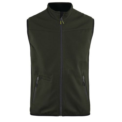 Gilet De Travail Sans Manches Vert Olive/noir Taille Xxxl