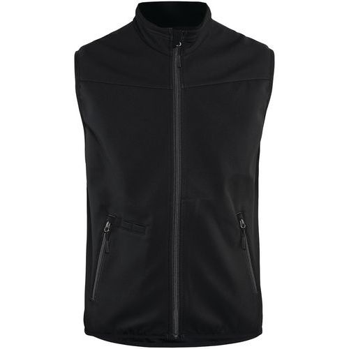 Gilet De Travail Sans Manches Noir/gris Foncé Taille S