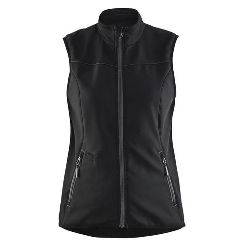 Gilet Sans Manches Softshell Femme Noir/gris Foncé Taille Xs