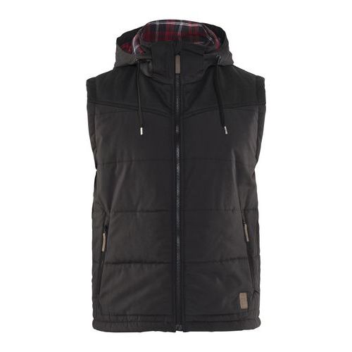 Gilet De Travail Sans Manches Doublé Gris Foncé Taille Xxl
