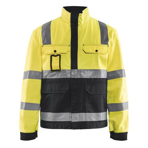 Veste Haute Visibilité Jaune Fluorescent/noir Taille Xl