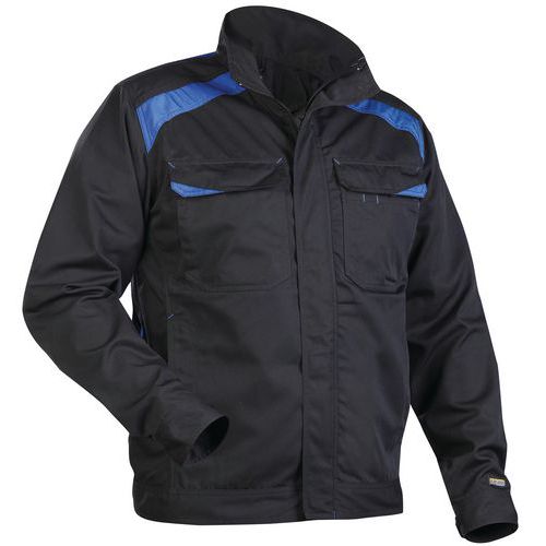 Veste De Travail Industrie Noir/bleu Roi Taille 4xl