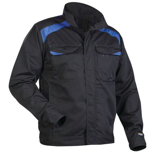 Veste De Travail Industrie Noir/bleu Roi Taille S