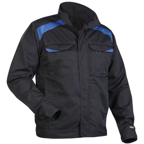 Veste De Travail Industrie Noir/bleu Roi Taille Xxl