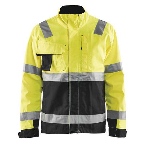 Veste Haute Visibilité Jaune Fluorescent/noir Taille 4xl