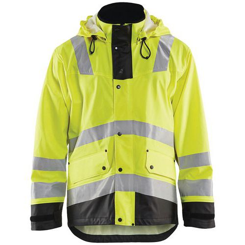 Veste De Pluie Niveau 2 Jaune Fluorescent/noir Taille 4xl
