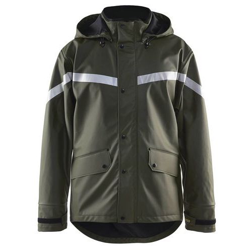 Veste De Pluie Niveau 2 Vert Armée Taille Xs