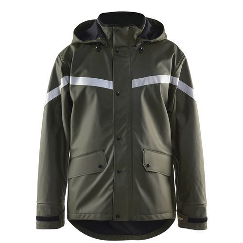 Veste De Pluie Niveau 2 Vert Armée Taille Xxxl