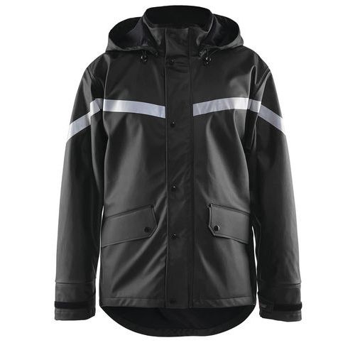 Veste De Pluie Niveau 2 Noir Taille Xs