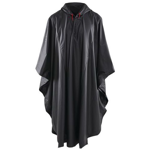 Poncho De Pluie Niveau 1 Noir Taille S/m - Unisexe