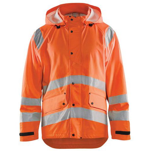 Veste De Pluie Haute Visibilité Niveau 1 Orange Taille 4xl