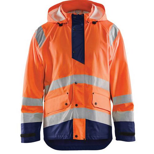 Veste De Pluie Haute Visibilité Niveau 1 Taille Xxxl
