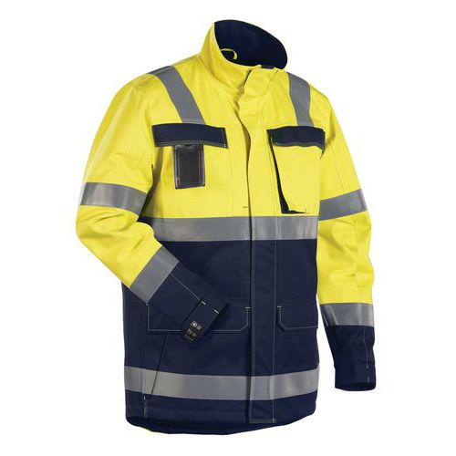 Parka Multinormes Jaune Fluorescent/marine Taille Xs