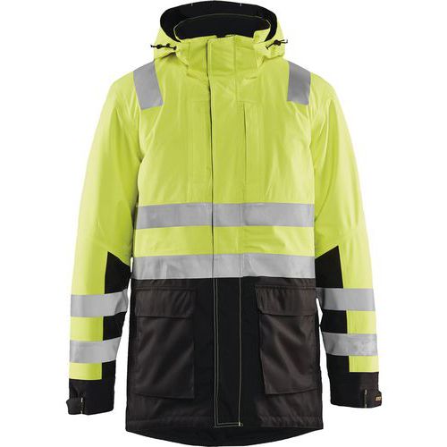 Parka Haute-visibilité Jaune Fluorescent/noir Taille M