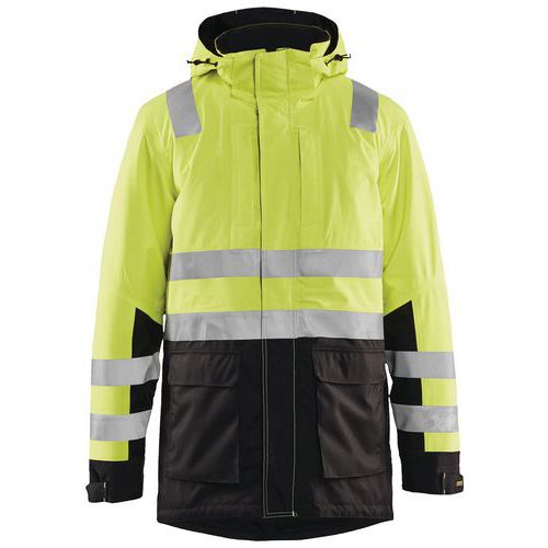 Parka Haute-visibilité Jaune Fluorescent/noir Taille S